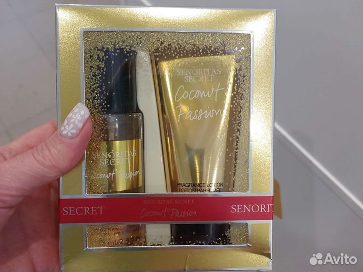 Набор 2в1, духи +лосьон Victoria secret 75ml