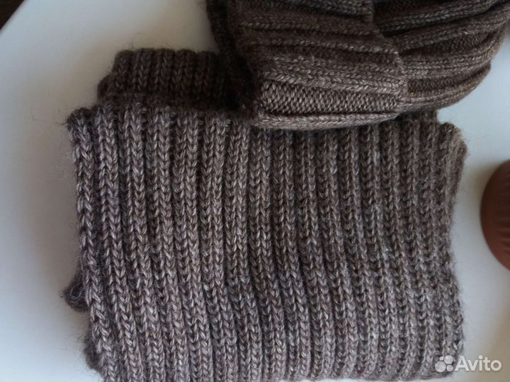 Комплект шапка и снуд женский