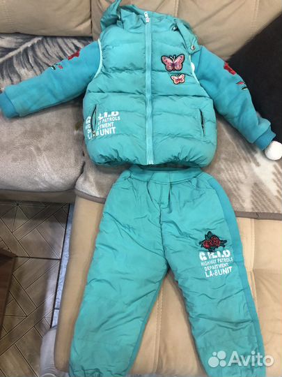 Костюм тройка для девочки 110