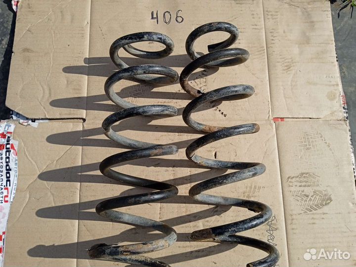 Пружина задняя пежо 406