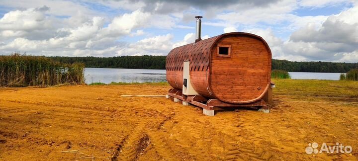 Баня квадро бочка 5 метров Каменногорск