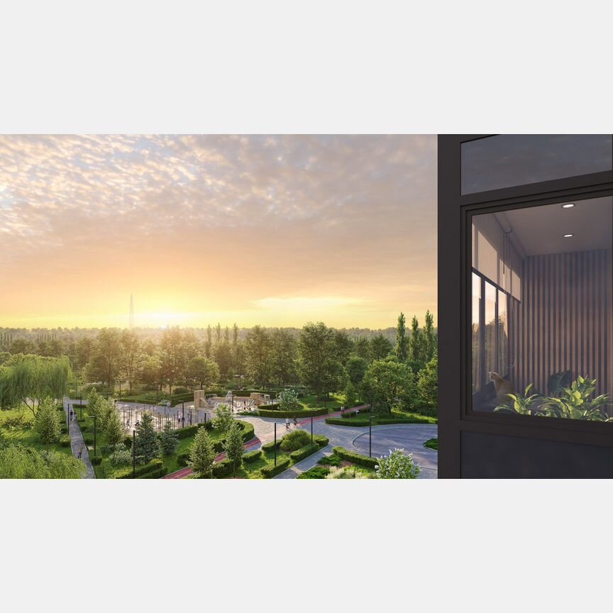 1-к. квартира, 41,3 м², 10/23 эт.