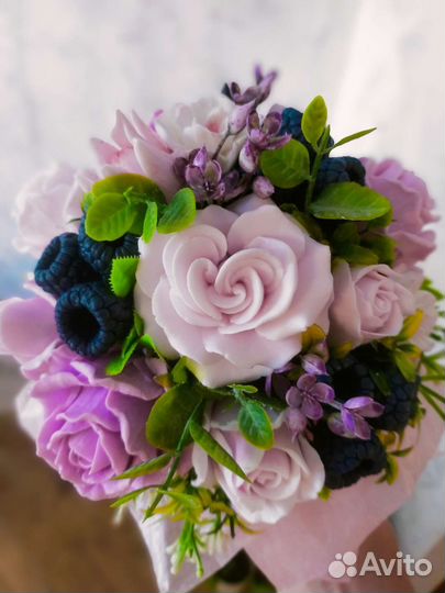 Букет цветов из мыла