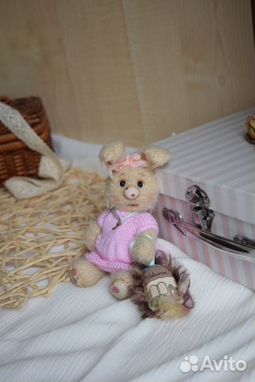 Зайка тедди ручной работы