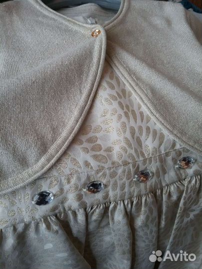 Платье нарядное + боллеро mothercare 116