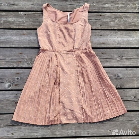 Комплект с милым платьем в горошек