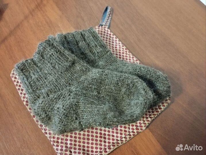 Новые пуховые носочки 12 см стопа