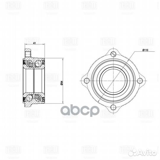 Ступица для а/м BMW 5 (F10) (09) /6 (F06) (11)