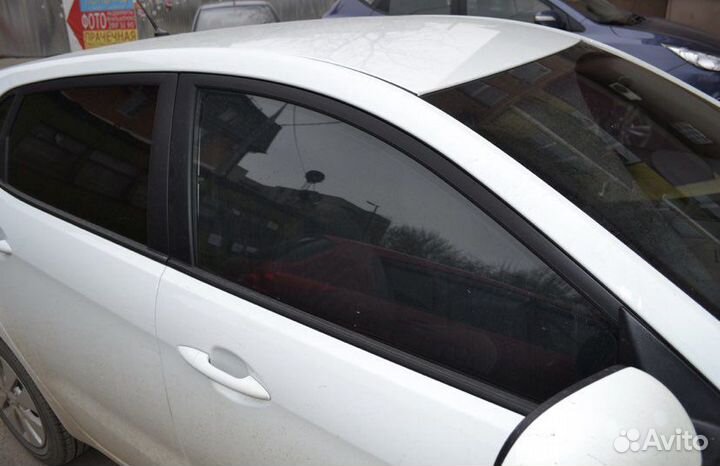 Каркасные шторки на Солярис 2