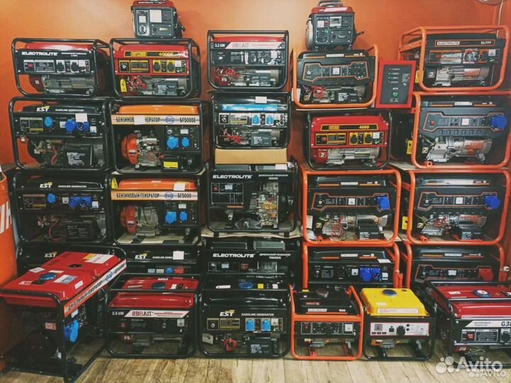 Генераторы Бензиновые/Дизельные от Производителя