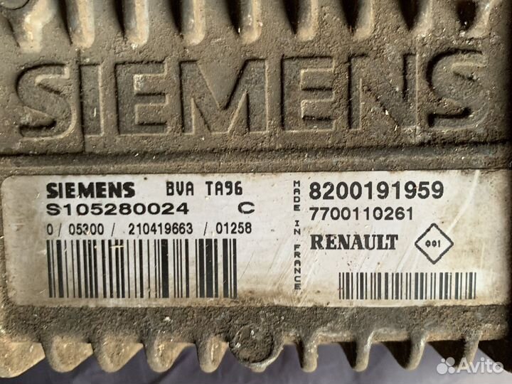 Блок управления АКПП Renault