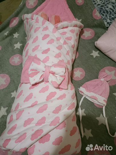 Конверт на выписку зимний для девочки