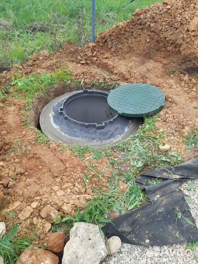 Септик из бетонных колец под ключ
