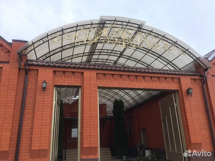 Навеса и перила на заказ