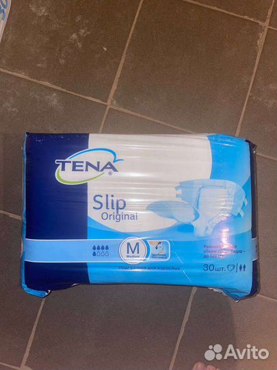 Памперсы для взрослых размер m по 30 штук