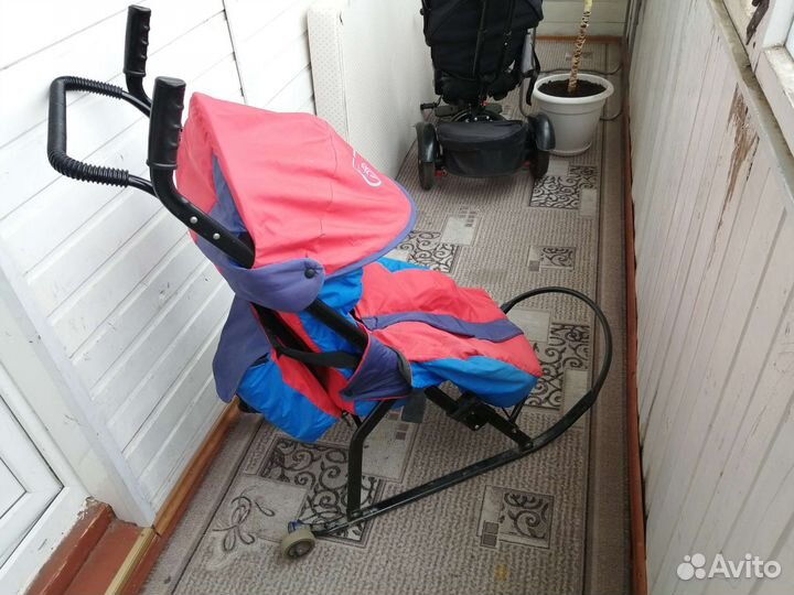 Коляска санки