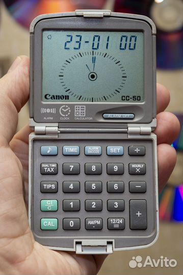 Canon CC-50 Alarm Clock Electronic Calculator