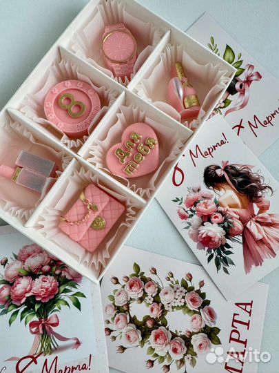 Подарочный набор шоколадных конфет на 8 марта