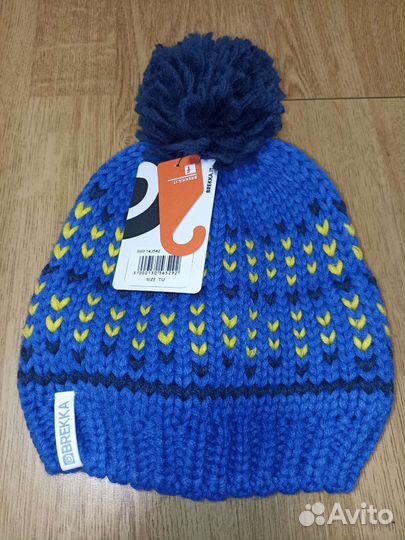 Шапка Brekka для мальчика новая 4-5 лет