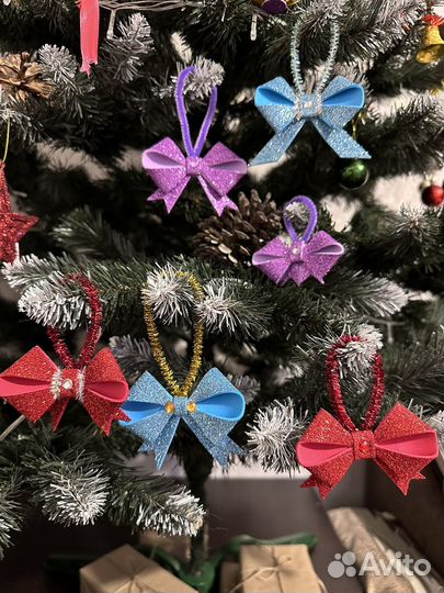 Елочные игрушки ручной работы