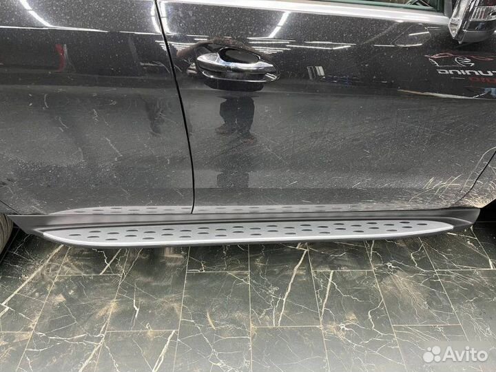 Пороги Mercedes ML W166 GLE подножки мл гле 166