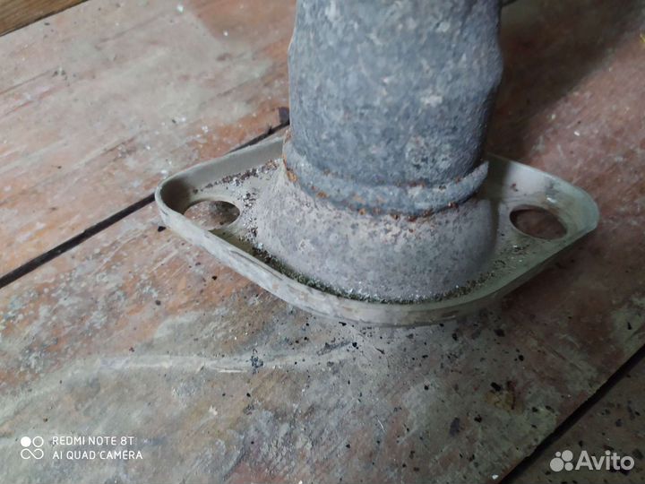 Центральный глушитель на Nissan tiida