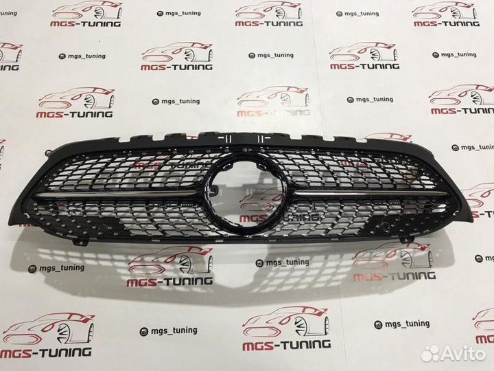 Решетка Mercedes A W177 Diamond Black