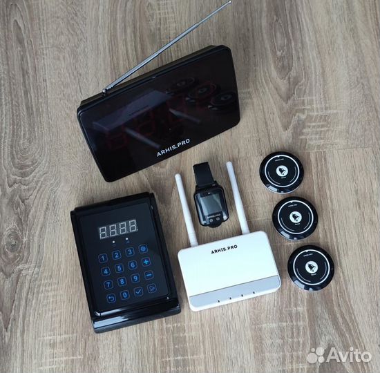 Кнопка вызова персонала, мастера / часы, пульт, та