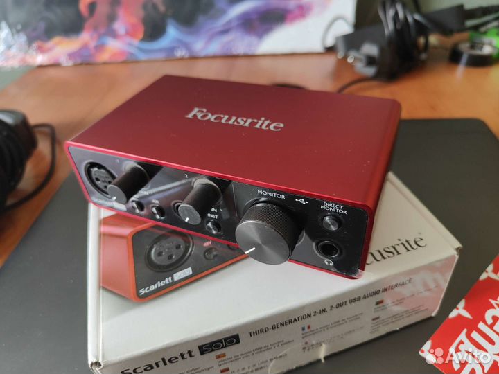 Звуковая карта scarlett focusrite solo 3rd gen