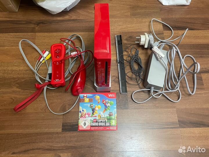 Nintendo Wii Limited Edition Red (EUR) +аксессуары