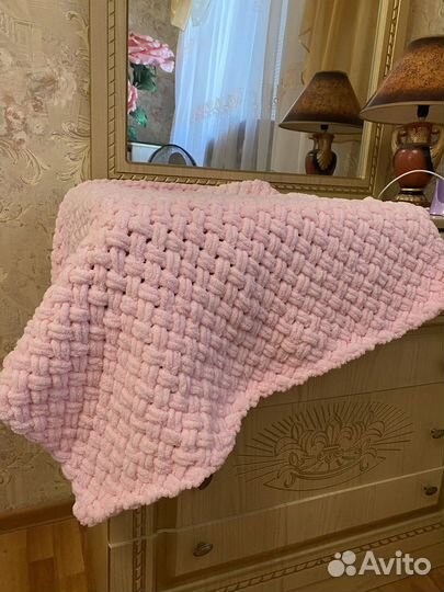 Плед детский плюшевый