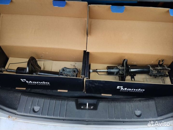 Передние стойки на шевроле авео