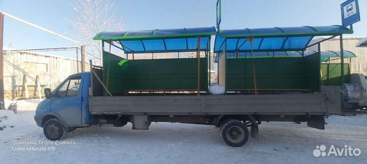 Грузоперевозки газель открытая 6.2 метров