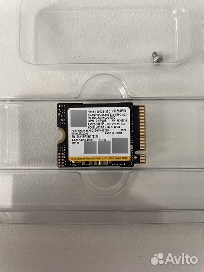 SSD Samsung 256gb (m.2 2230 NVMe)