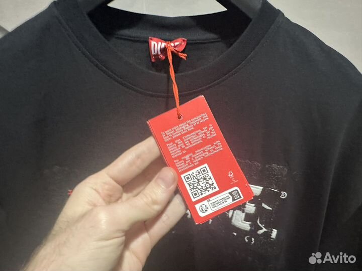 Футболка diesel оригинал m оверсайз