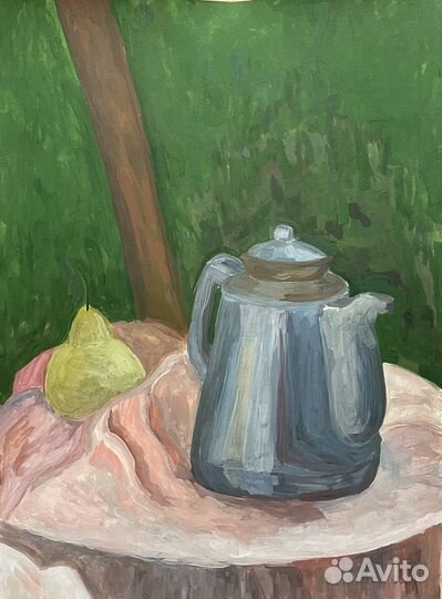 Натюрморт,гуашь