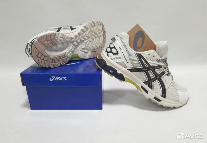 Кроссовки Asics трейл 40-44 артикул 2408 молоко