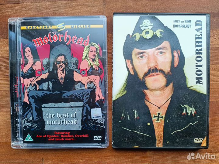 DVD Metallica, Motorhead, Iggy Pop и другие