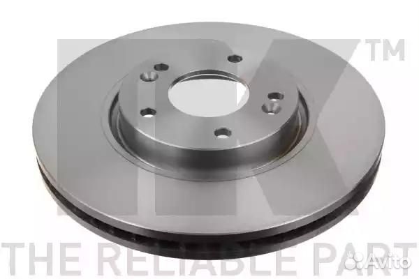 203422 Диск тормозной передний вентилируемый hyund