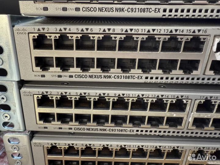 Коммутатор Cisco Nexus N9K-C93108TC-EX