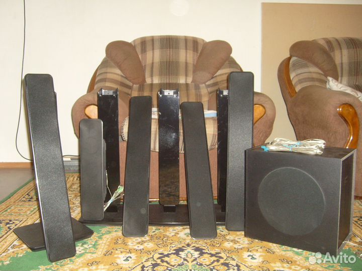 Колонки напольные+ сабвуфер Philips