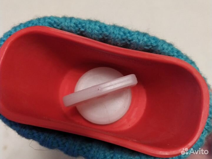 Грелка в вязаном чехле 