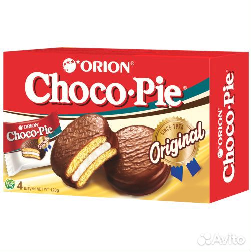 Пирожное Choco Pie Original 120г Orion