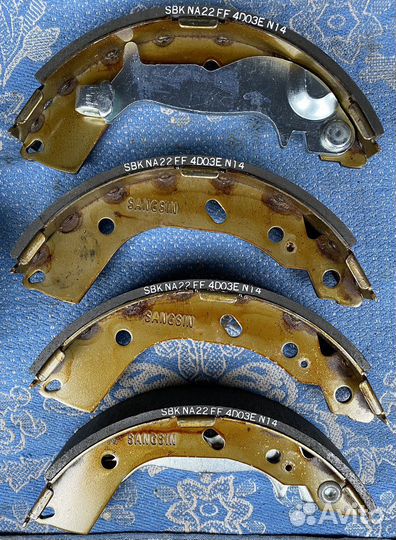 Задние тормозные колодки Hyundai Getz