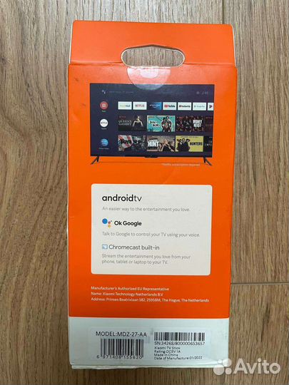 Тв-адаптер Xiaomi Mi TV Stick 4K HDR, черный