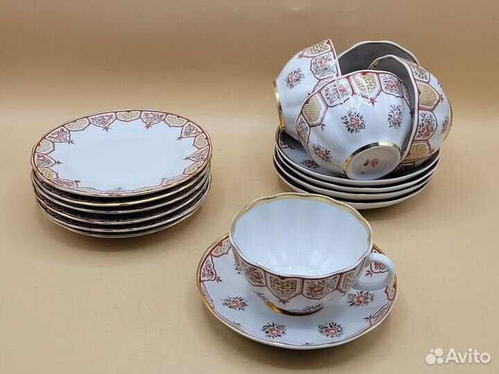 Сервиз чайный 20 пред Фриз фарфор лфз