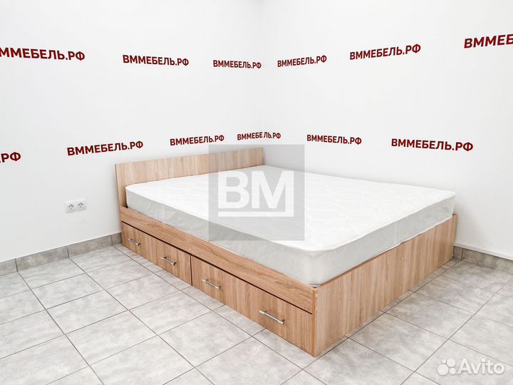 Кровать 160х200 с ящиками