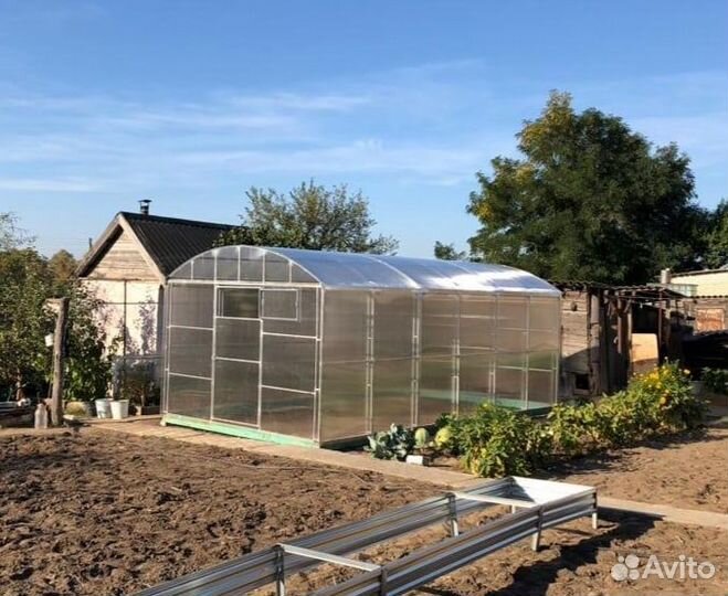 Теплицы усиленные прямостенные