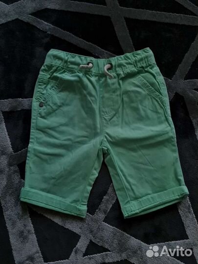 Шорты новые, бренд Некст, мятный цвет, размер 104