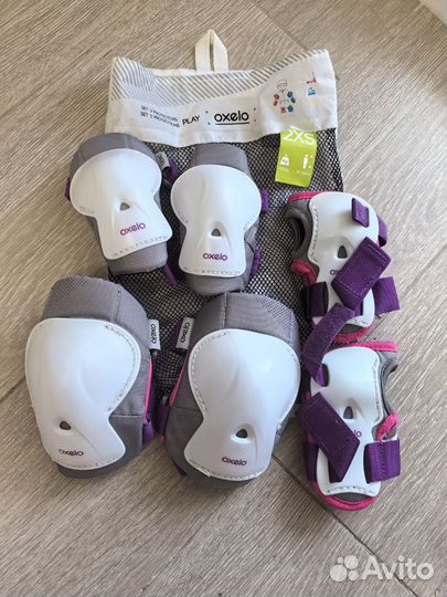 Коньки детские и защита